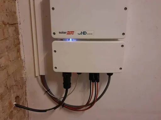 Zonnepanelen met omvormer